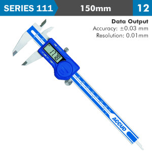 DIG. CALIPER 150milimeter 0.03milimeter ACC. S/STEEL 0.01milimeter RES.