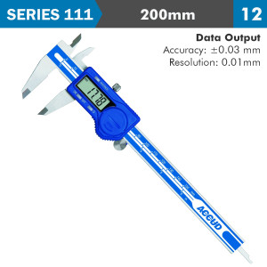 DIG. CALIPER 200milimeter 0.03milimeter ACC. S/STEEL 0.01milimeter RES.
