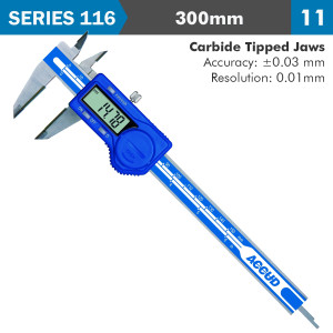DIG. CALIPER 300milimeter 0.03milimeter ACC. TCT JAWS S/STEEL 0.01milimeter RES.
