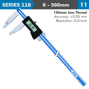 DIG. CALIPER 500milimeter 0.05milimeter ACC. S/STELL 0.01milimeter RES.