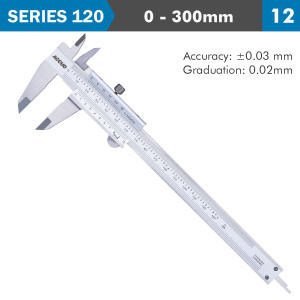 VERNIER CALIPER 300milimeter 0.03milimeter ACC. DIN862 0.02milimeter GRAD. S/STEEL