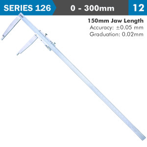 VERNIER CALIPER 300milimeter 0.05milimeter ACC. 150milimeter 0.02milimeter GRAD S/STEEL