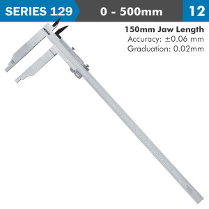 VERNIER CALIPER 500milimeter 0.06milimeter ACC. 150milimeter 0.02milimeter GRAD S/STEEL