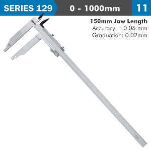 VERNIER CALIPER 1000milimeter 0.08milimeter ACC. 150milimeter 0.02milimeter GRAD S/STEEL