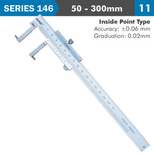 VERNIER CALIPER 50-300milimeter 0.06milimeter ACC. 0.02milimeter GRAD. INSIDE . S/STEEL