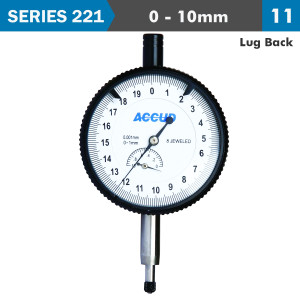 DIAL INDICATOR LUG BACK 10milimeter