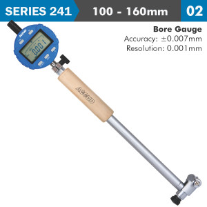 DIG. PRECISION BORE GAUGE 100-160milimeter 0.018milimeter ACC. 0.001milimeter GRAD.
