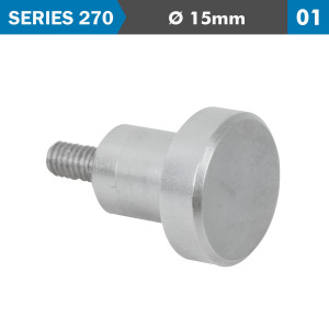 FLAT STEEL CONTACT . 15milimeter OD 10milimeter FOR IND