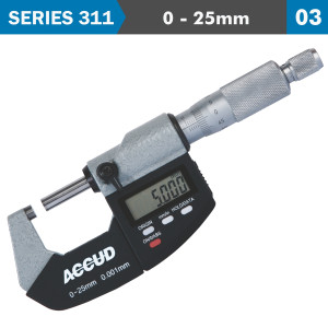 DIGITAL OUTSIDE MICROMETER 0-25milimeter 0.001M