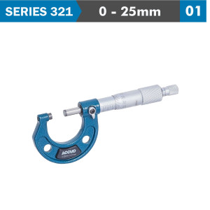 OUTSIDE MICROMETER 25milimeter 0.004milimeter ACC. 0.01milimeter GRAD.