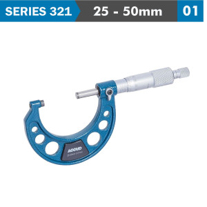 OUTSIDE MICROMETER 25-50milimeter 0.004milimeter ACC. 0.01milimeter GRAD.