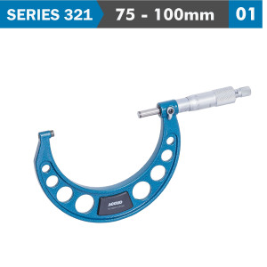 OUTSIDE MICROMETER 75-100milimeter 0.005milimeter ACC. 0.01milimeter GRAD.