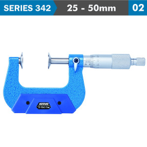 DISK MICROMETER 25-50milimeter 0.004milimeter ACC.  0.01milimeter GRAD.