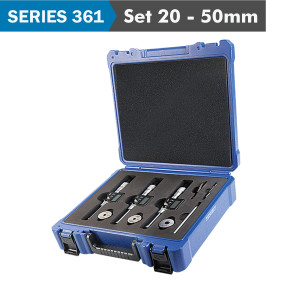 DIG. 3 .S INSIDE MICROMETER SET 20-50milimeter (MICROMETERS INC. 20-25, 2