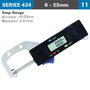 DIGITAL SNAP GAUGE 0-25milimeter 0.01milimeter RES.