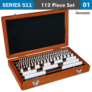 CERAMIC GAUGE BLOCK SET ISO3650 GRADE 1 112pieces