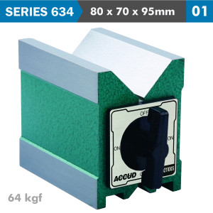 MAGNETIC V-BLOCK 80X70X95milimeter 64KGF