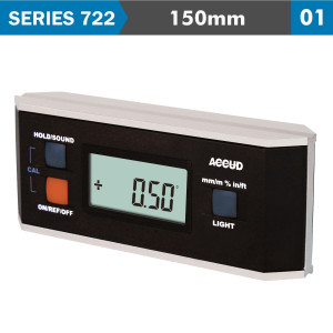 DIGITAL LEVELER 360DEG 150X60milimeter 0.05 DEG. RES. AL FRAME