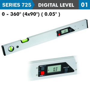 DIGITAL LEVELER 360DEG 585X60milimeter 0.05 DEG. RES.