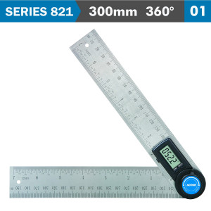 DIGITAL PROTRACTOR BLADE 300milimeter 360 DEG. 0.3 DEG. ACC. 0.1 DEG. RES.