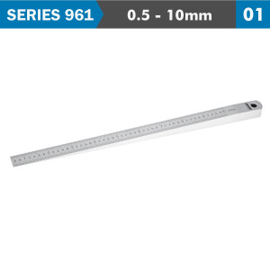 TAPER GAUGE 0.5-10milimeter 0.05milimeter GRAD. 0.05milimeter ACC. S/STEEL