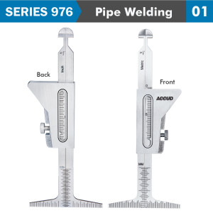 PIPE WELDING GAUGE 7 X MEASURING APPL. 35,45,60,30,1.6,2.4milimeter, 37.5DEG.