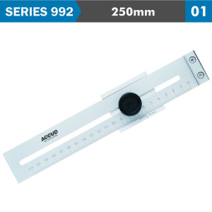 MARKING GAUGE 250milimeter 0.1milimeter ACC. 0.1milimeter GRAD. S/STEEL