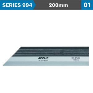STRAIGHT EDGE 200milimeter DIN874 S/STEEL