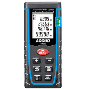 LASER DISTANCE METER 2X1.5V AAA BAT. 1milimeter RES 1.5milimeter ACC. 0.1M-100M RANG